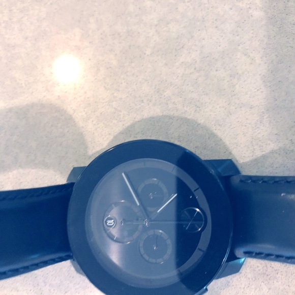 Movado Bold Black Watch